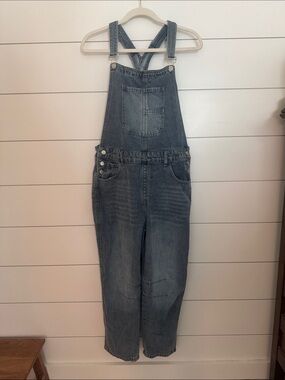 Denim Overalls - Washed Blue Women's Jeans Overalls